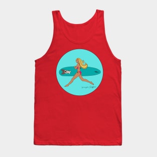 Surfing is fun in the sun Tank Top